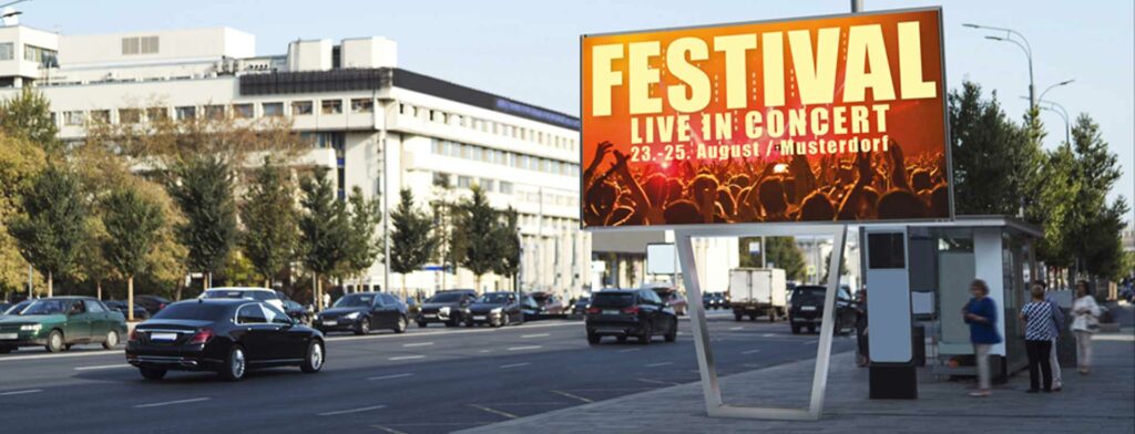 LED Werbetafel Outdoor Videa 15 - digitale Werbetafel Outdoor - LED Werbewand  - Outdoor Video Wall zu kaufen bei firstSpot in Wien, Österreich